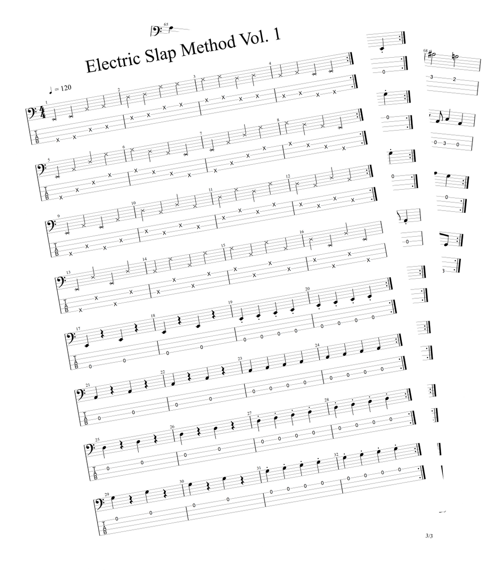 Electric Slap Bass Method Volume 1 - All SLAPS!
