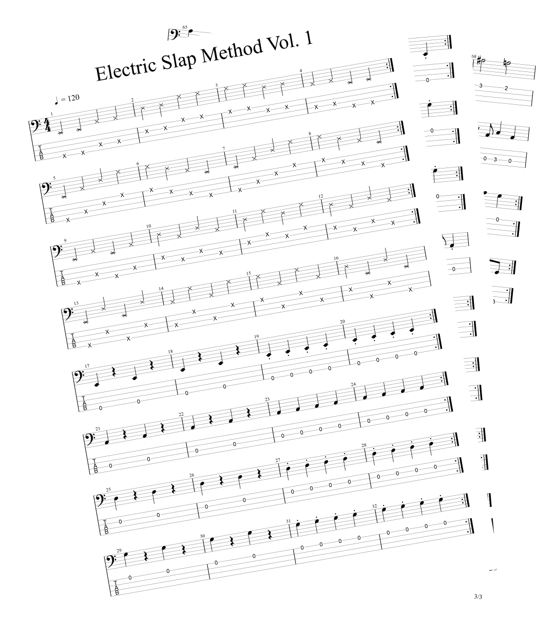 Electric Slap Bass Method Volume 1 - All SLAPS!